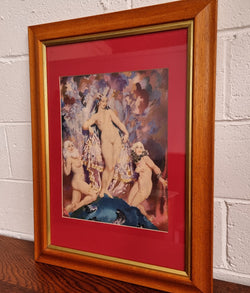 A Contemporary Coloured Print After Norman Lindsay | Antique & Vintage | Moonee Ponds Antiques | Australia Wide Delivery
