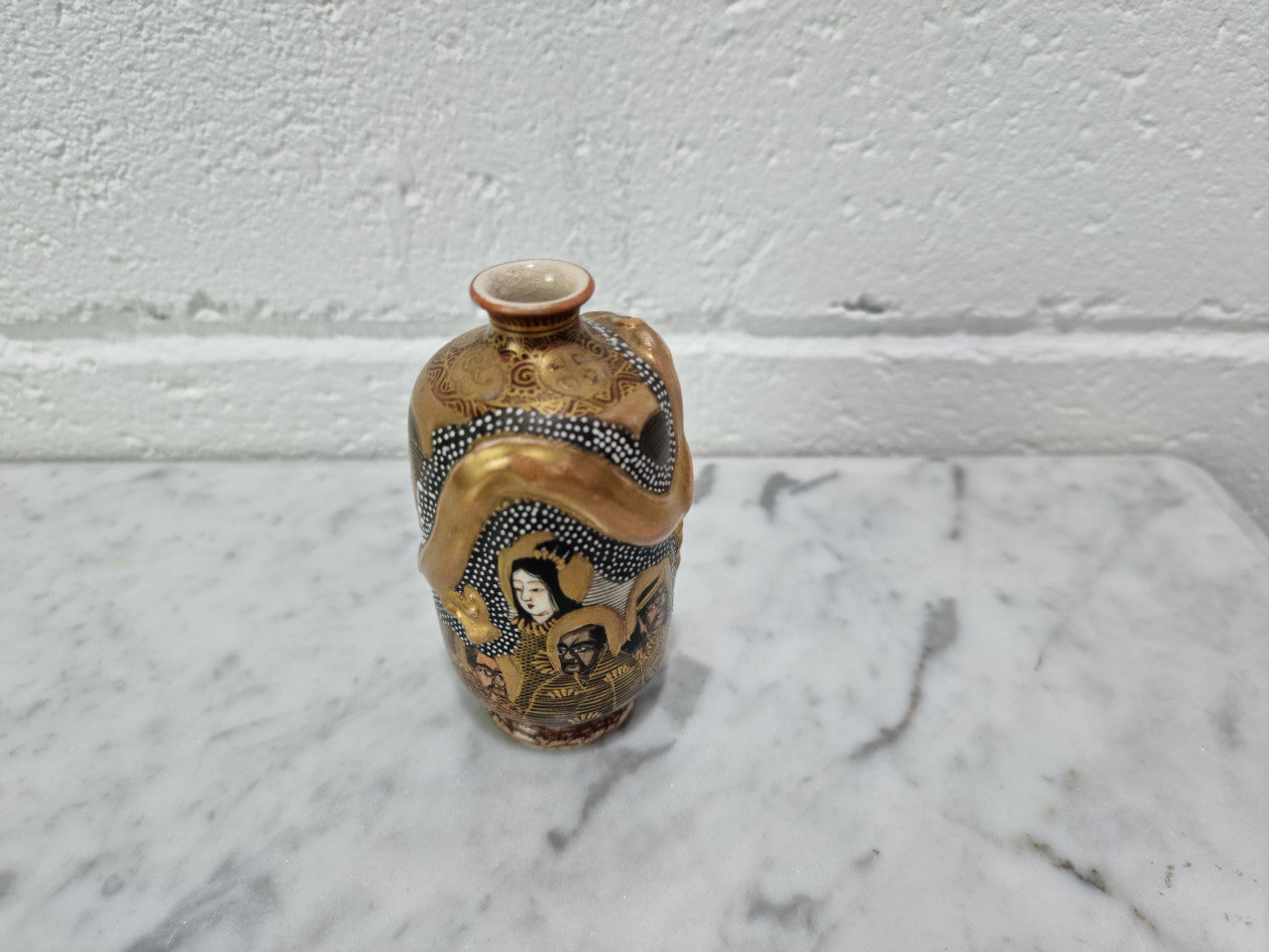 Antique Japanese Mini Satsuma Vase | Antique & Vintage | Moonee Ponds Antiques | Australia Wide Delivery