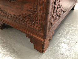 Antique Chinese Carved Camphor Wood Chest | Antique & Vintage | Moonee Ponds Antiques | Australia Wide Delivery