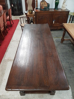 Late 20th Century French Oak Refectory Dining Table | Antique & Vintage | Moonee Ponds Antiques | Australia Wide Delivery