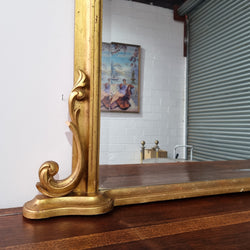 Antique Arched Over Mantel Gilt Mirror | Antique & Vintage | Moonee Ponds Antiques | Australia Wide Delivery