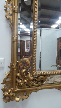 Parisian 19th Century Cushion Mirror | Antique & Vintage | Moonee Ponds Antiques | Australia Wide Delivery