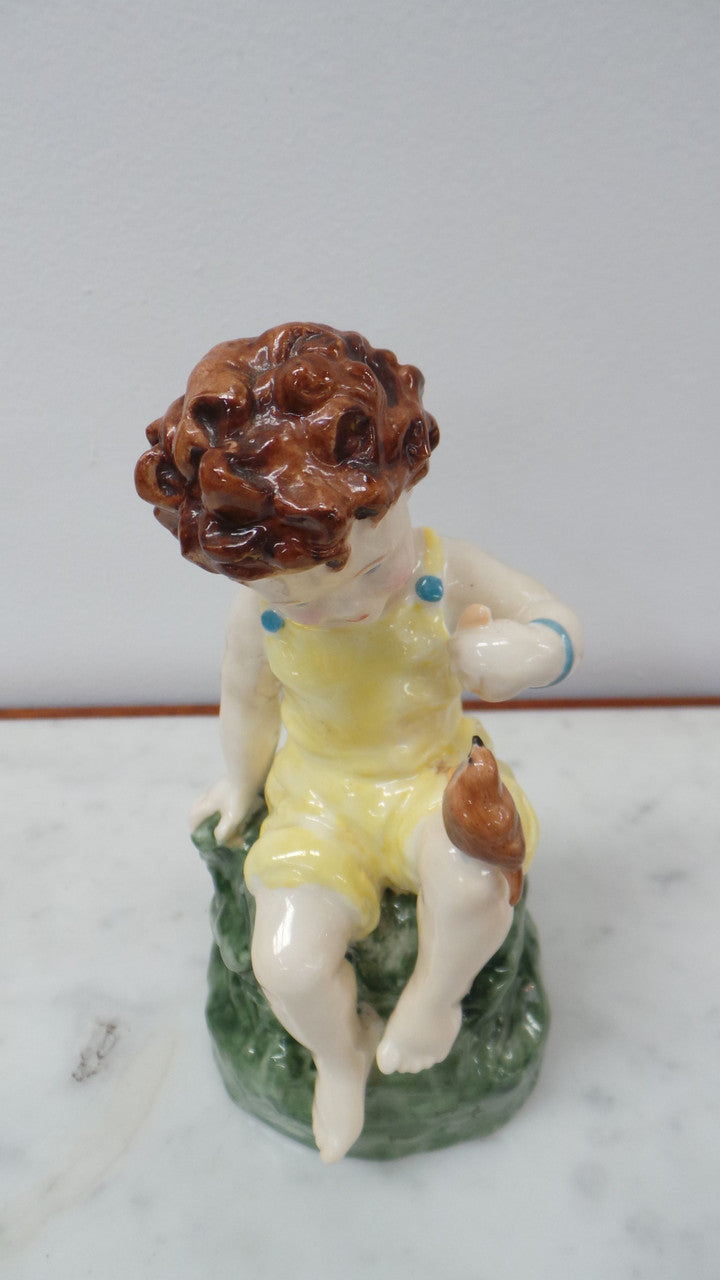 Stunning Royal Worcester Child Figurine | Antique & Vintage | Moonee Ponds Antiques | Australia Wide Delivery