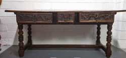 Rare and Charming 17th Century Spanish Walnut Serving - Side Table | Antique & Vintage | Moonee Ponds Antiques | Australia Wide Delivery