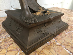 Sensational French 19th Century Spelter Statue | Antique & Vintage | Moonee Ponds Antiques | Australia Wide Delivery