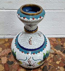 Large Vintage Chinese Cloisonné Vase With Two Dragons | Antique & Vintage | Moonee Ponds Antiques | Australia Wide Delivery