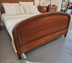 Fabulous French Walnut Queen Bed | Antique & Vintage | Moonee Ponds Antiques | Australia Wide Delivery