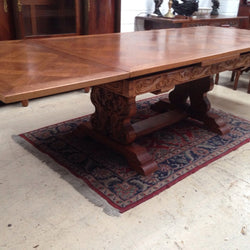 French Provincial Extension Dining Table | Antique & Vintage | Moonee Ponds Antiques | Australia Wide Delivery