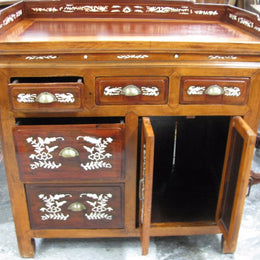 Antique Chinese Elm Rosewood cabinet