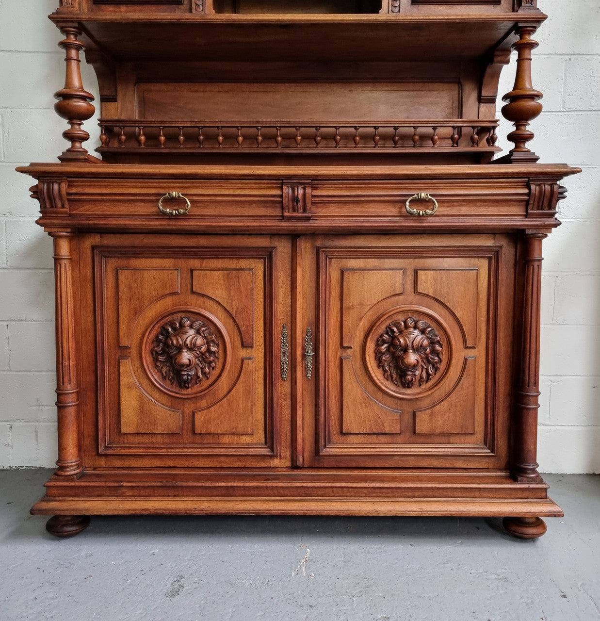 Impressive French Walnut Henry II Style Buffet Sideboard | Antique & Vintage | Moonee Ponds Antiques | Australia Wide Delivery