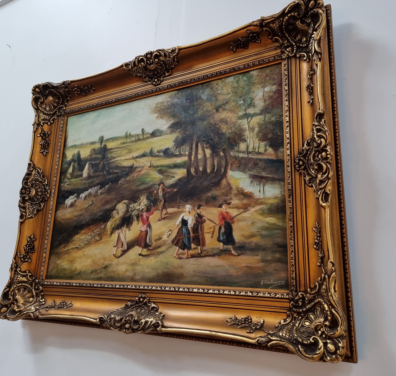 A lovely French Dutch style oil painting | Antique & Vintage | Moonee Ponds Antiques | Australia Wide Delivery