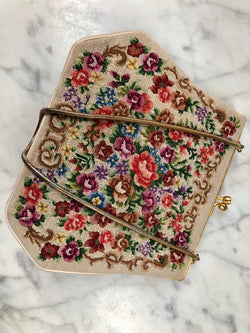 Very Fine Petit Point Small Handbag | Antique & Vintage | Moonee Ponds Antiques | Australia Wide Delivery