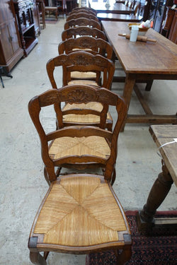 Set Of 8 French Dining Chairs | Antique & Vintage | Moonee Ponds Antiques | Australia Wide Delivery