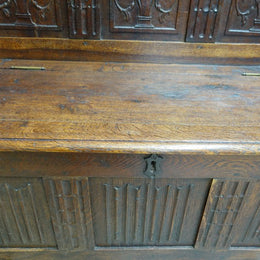 French Oak Hall Seat