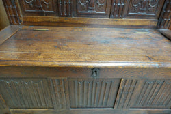 French Oak Hall Seat | Antique & Vintage | Moonee Ponds Antiques | Australia Wide Delivery