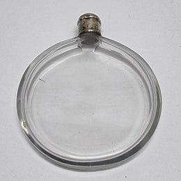 Antique Silver & Cut Crystal Perfume Bottle