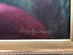 Vintage French-Belgium Signed Oil On Canvas "Floral Study" | Antique & Vintage | Moonee Ponds Antiques | Australia Wide Delivery