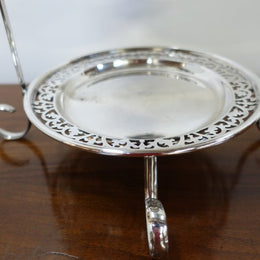 Three Tier Silver Plated Cake Stand