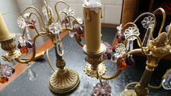 Pair of French Bronze Gilt Girandole Candelabras | Antique & Vintage | Moonee Ponds Antiques | Australia Wide Delivery