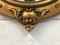 Wooden Antique Gilt Frame Convex Mirror | Antique & Vintage | Moonee Ponds Antiques | Australia Wide Delivery