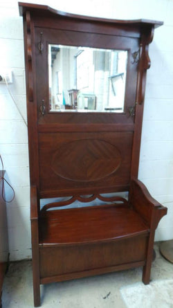 Antique Walnut Hall stand | Antique & Vintage | Moonee Ponds Antiques | Australia Wide Delivery