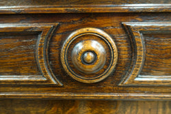 French Provincial Single Door Oak Buffet | Antique & Vintage | Moonee Ponds Antiques | Australia Wide Delivery