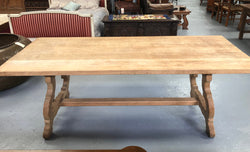 Antique French Bleached Oak Farmhouse Table | Antique & Vintage | Moonee Ponds Antiques | Australia Wide Delivery