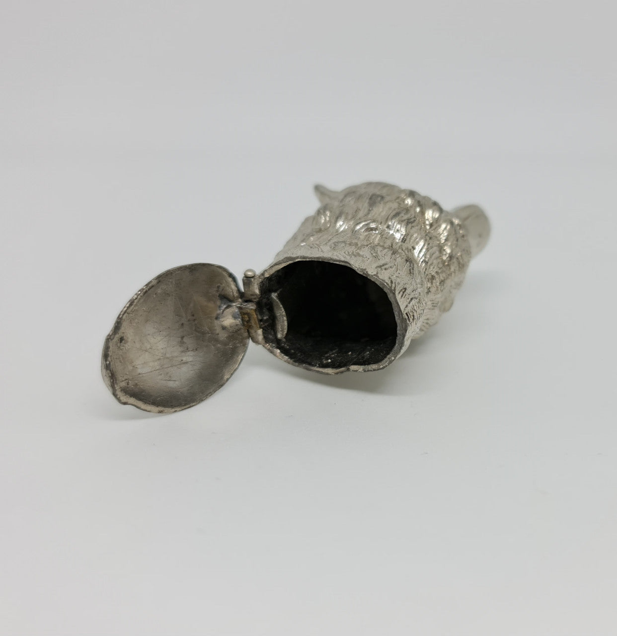 Fox Head Silver Plated Match Vesta Case | Antique & Vintage | Moonee Ponds Antiques | Australia Wide Delivery
