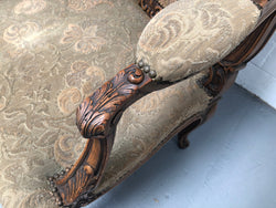 Beautiful Pair Of French Carved Arm Chairs | Antique & Vintage | Moonee Ponds Antiques | Australia Wide Delivery