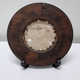 Lovely Victorian hand painted miniature landscape. Please note stand is not included. It is in good original condition and has been sourced locally. Please view photos as they help form part of the description.