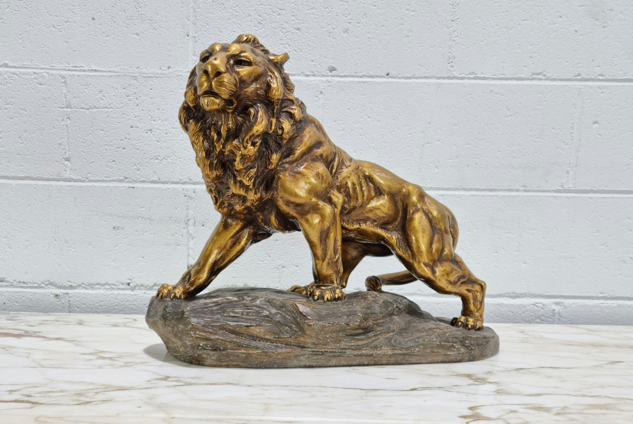 Sensational Terracotta Lion Statue