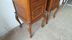 Fabulous Pair Of French Oak Bedside Cabinets | Antique & Vintage | Moonee Ponds Antiques | Australia Wide Delivery