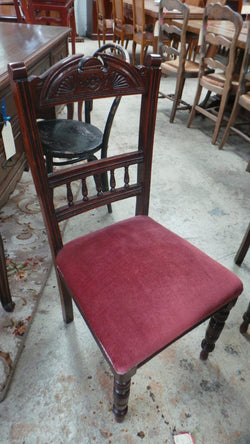 Lovely Set Of Four Upholstered Dining Chairs | Antique & Vintage | Moonee Ponds Antiques | Australia Wide Delivery