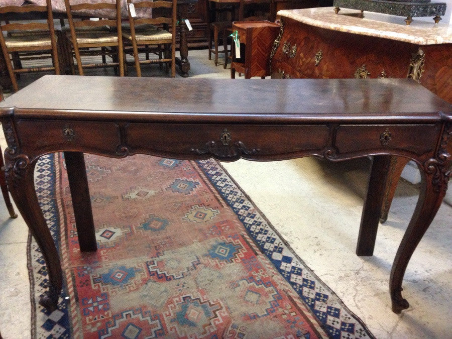 French Parquetry Top Console Table | Antique & Vintage | Moonee Ponds Antiques | Australia Wide Delivery