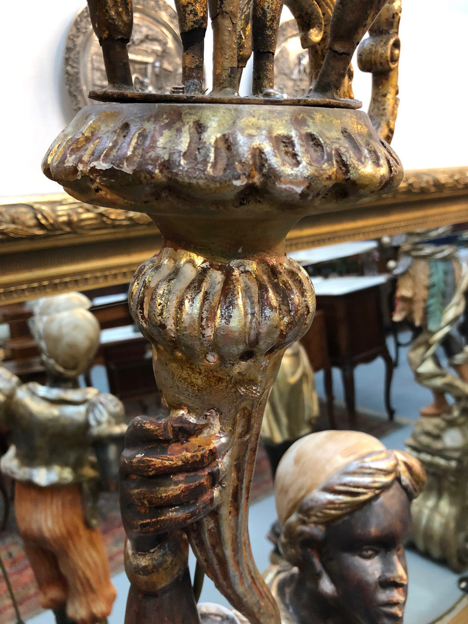 Antique Black Blackamoor Floor Lamp | Antique & Vintage | Moonee Ponds Antiques | Australia Wide Delivery