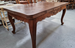 Oak Louis 15th Style Parquetry Top Extension Dining Table | Antique & Vintage | Moonee Ponds Antiques | Australia Wide Delivery