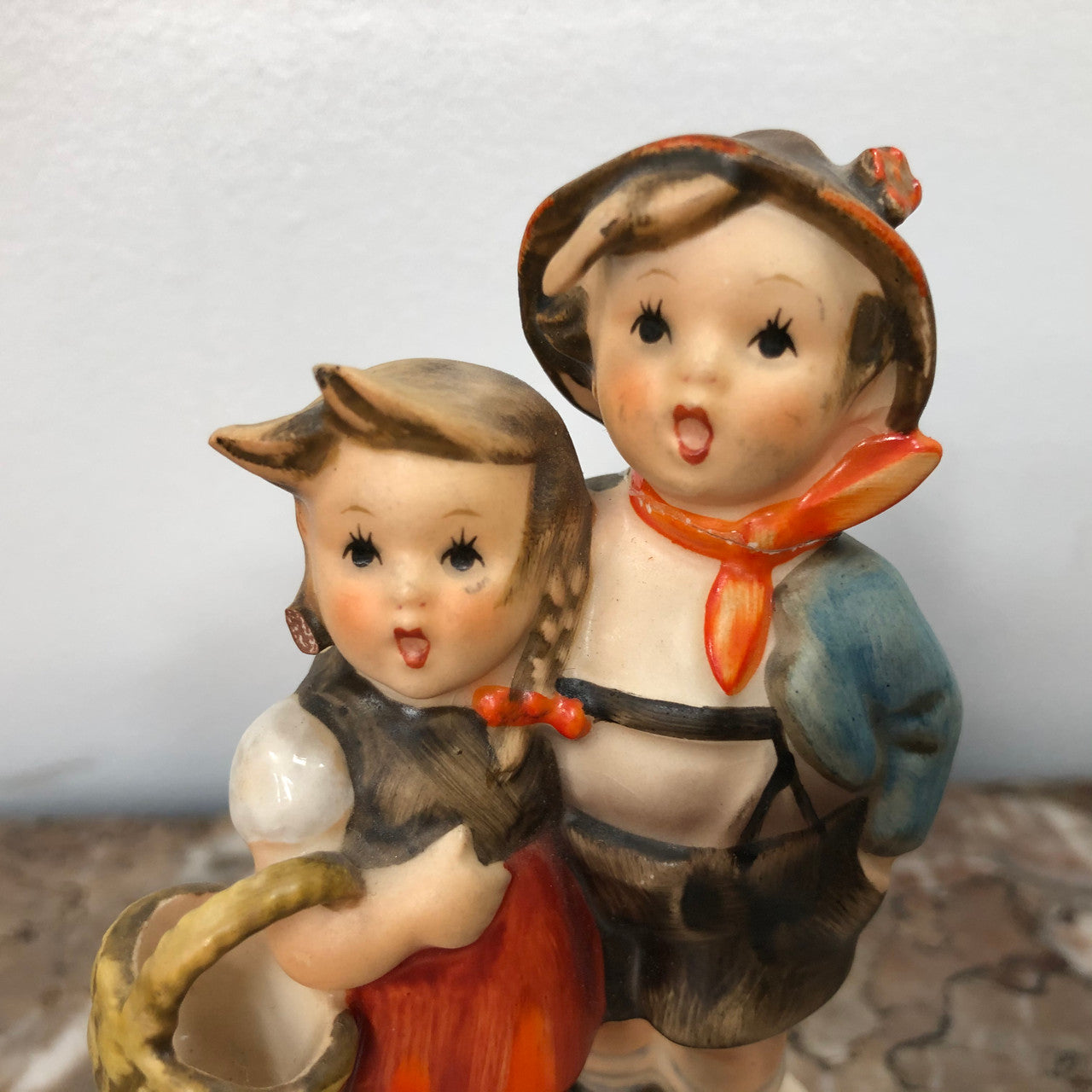 Rare Vintage Hummel Figurine 94 3-0 Pair Of Children (Surprise) | Antique & Vintage | Moonee Ponds Antiques | Australia Wide Delivery