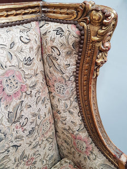 Pair of French Louis XV Style Gilt Fauteuils | Antique & Vintage | Moonee Ponds Antiques | Australia Wide Delivery
