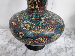 Pair of Early 19th Century Cloisonné Vases | Antique & Vintage | Moonee Ponds Antiques | Australia Wide Delivery