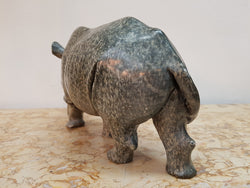 Carved Stone Rhinoceros | Antique & Vintage | Moonee Ponds Antiques | Australia Wide Delivery
