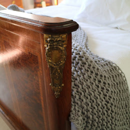 French Elm Queen Size Bed