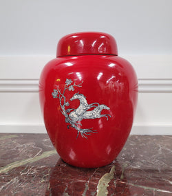 Crown Devon Ginger Jar “Pegasus Horse" | Antique & Vintage | Moonee Ponds Antiques | Australia Wide Delivery