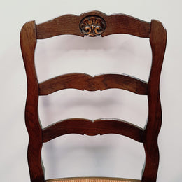 Set of six French Oak Chairs-1