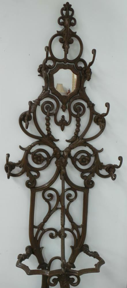 Decorative Antique Cast Iron Coat And Umbrella Stand