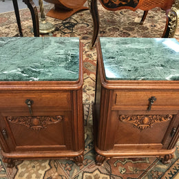 Superb Pair of French Art Deco Bedside Cabinets