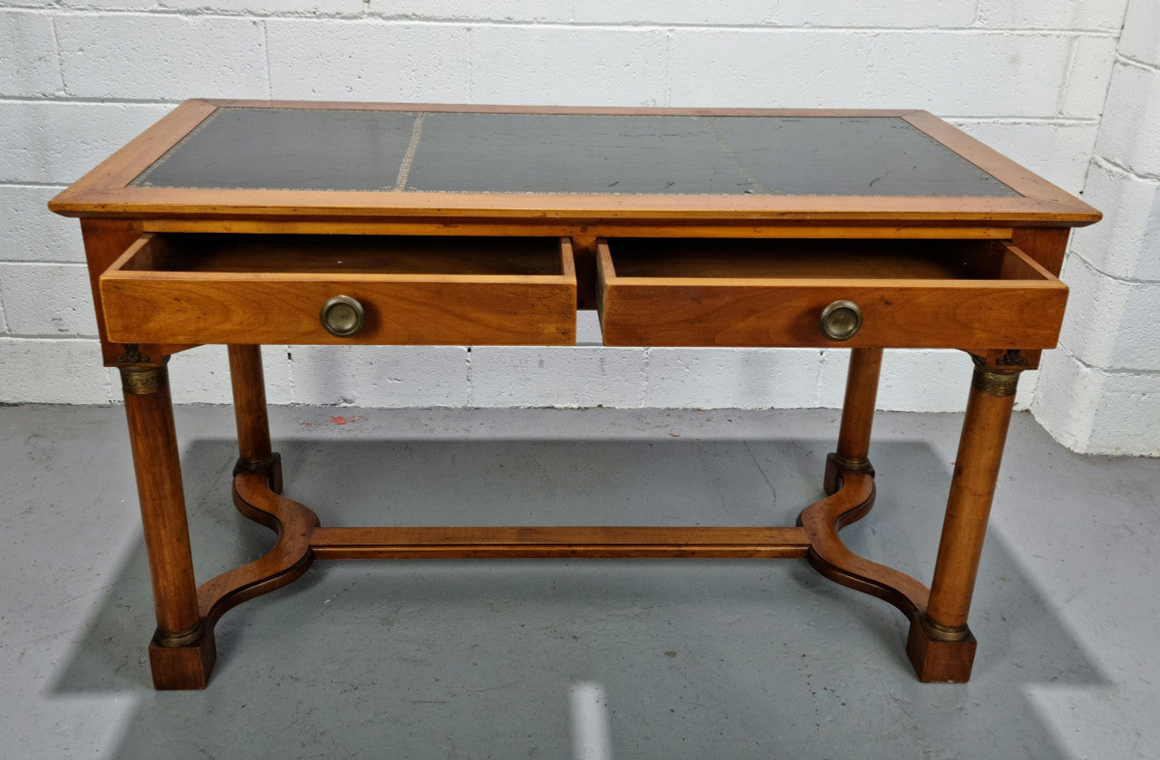 Empire Style Walnut Desk With Pull Out Writing Slides | Antique & Vintage | Moonee Ponds Antiques | Australia Wide Delivery