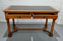 Empire Style Walnut Desk With Pull Out Writing Slides | Antique & Vintage | Moonee Ponds Antiques | Australia Wide Delivery