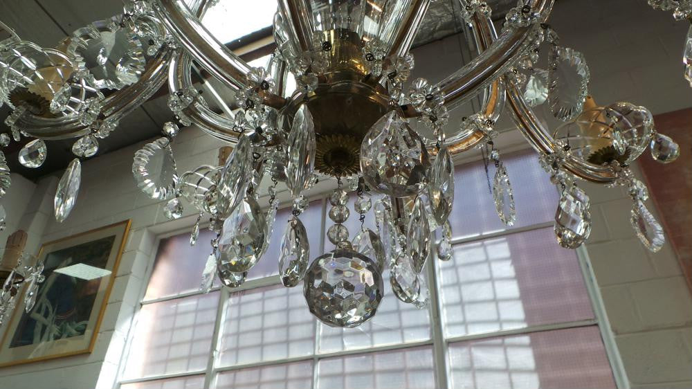 A Parisian Crystal Chandelier | Antique & Vintage | Moonee Ponds Antiques | Australia Wide Delivery