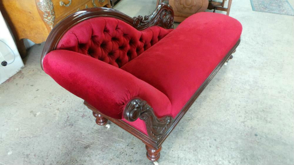 Victorian Chaise Lounge | Antique & Vintage | Moonee Ponds Antiques | Australia Wide Delivery