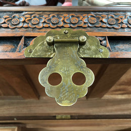Beautiful carved Camphor wood Chest